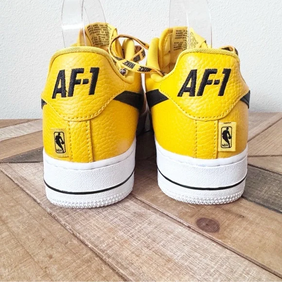 Nike AF1 Statement Game Amarillo Yellow and Black - Picture 10 of 14